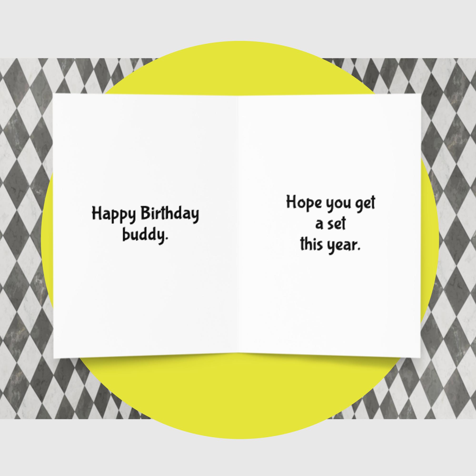 Birthday/Hope You Get A Set - Image 2